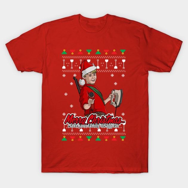 Merry christmas - Make your family disappear T-Shirt by kickpunch